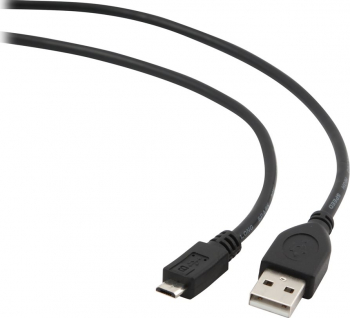 GEMBIRD CCP-mUSB2-AMBM-0.1M Gembird Micro-USB cable 0.1m black 