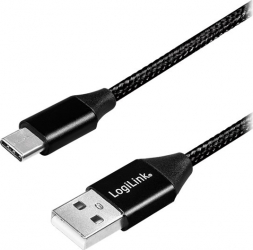 LOGILINK CU0139 LOGILINK - USB 2.0 Cable USB-A male to USB-C male 0.3m 
