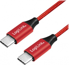 LOGILINK CU0155 LOGILINK - USB 2.0 cable USB-C to USB-C red 0.3m 