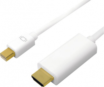 LOGILINK CV0123 LOGILINK - Mini DisplayPort to HDMI 4K white 2m 