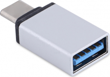 Adaptor Aluminum OTG USB Type C tata la USB 3.0 mama Gri 