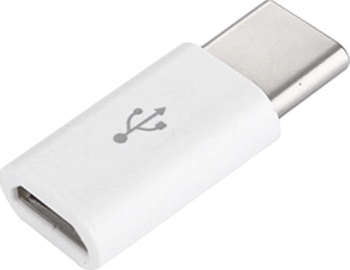 Adaptor Micro-USB to Type-C 2 3 cm MTP Alb 