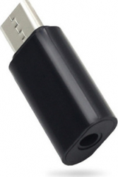 Adaptor MTP USB Type C to 3.5mm Jack Negru 