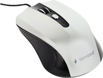 GEMBIRD MUS-4B-01-BS Gembird optical mouse MUS-4B-01-BS 1200 DPI USB Black/silver 