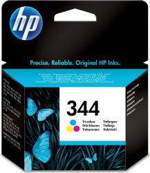 HP 344 Original Cyan Magenta Galben 1 buc. 