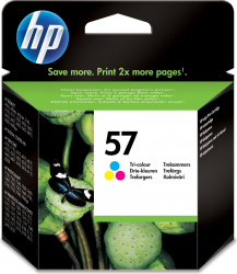 HP 57 Original Cyan Magenta Galben 1 buc.