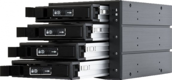 CHF CBP-2131SAS Chieftec CBP-2131SAS 2x5.25inch bays for 3x3.5/2.5inch HDDs/SSDs aluminiu 