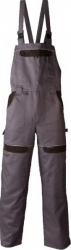Pantaloni salopeta cu pieptar Cool Trend gri-negru marimea 50 