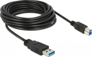 Cablu de conectare de mare viteza Digitus USB 3.1 C/B tata / tata 10 Gbps 1.8 m negru