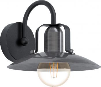 Aplica EGLO KENILWORTH 43206 E27 1X28W Nichel antichizat negru