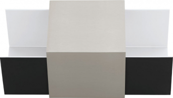 Aplica EGLO Ventosa 96636 LED 2x5 4W 840lm Alb/Nichel Mat 