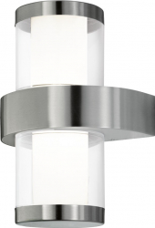 Aplica exterior EGLO BEVERLY 1 94799 LED 2X3.7W 560lm 3000K IP44 Inox alb 