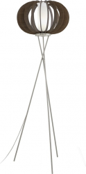 Lampadar lemn EGLO STELLATO 3 95596 E27 1X60W 1590mm Maro Sticla alba 