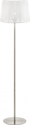 Lampadar vintage EGLO HAMBLETON 49949 E27 1X60W 1470mm Nichel mat alb 