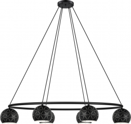 Lustra EGLO CANTALLOPS 98456 E14 6X40W and Ø 520mm Negru 