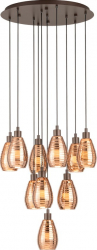 Lustra EGLO SIRACUSA 39509 E27 10X60W and Ø 615mm Maro cupru 