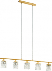 Pendul cristal EGLO PYTON GOLD 97723 G9 5X3W Auriu 