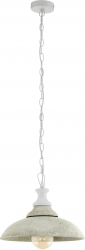 Pendul EGLO BRIDPORT 33012 E27 1X60W and Ø 335mm Alb gri 