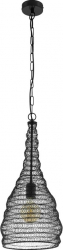 Pendul EGLO COLTEN 49127 E27 1X60W and Ø 330mm Negru 