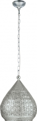 Pendul EGLO MELILLA 49716 E27 1X60W and Ø 330mm Argintiu 
