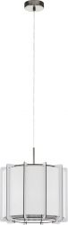 Pendul lemn EGLO PINETA 98337 E27 1X40W and Ø 330mm Folie alba 