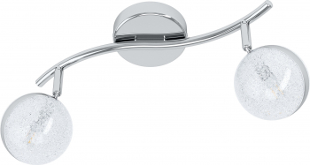 Plafoniera cu efect de cristal EGLO SALTO 3 98344 G9 2X3W Crom 