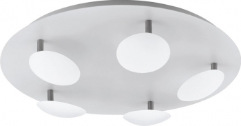 Plafoniera EGLO CERTINO 97648 LED 5X4.5W 2100lm 3000K and Ø 500mm Alb nichel mat 