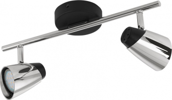 Plafoniera EGLO MONCALVIO 96716 GU10 2x5W 800lm Crom/Negru 