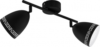 Plafoniera EGLO SABATELLA 98168 E14 2X40W Negru alb 