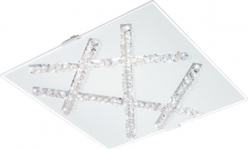 Plafoniera Sorrenta 93764 Alb-Cristal LED 9 7W 1140lm 