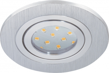 Spot incastrat EGLO AREITIO 98638 GU10 1X5W 400lm 3000K and Ø 110mm Aluminiu matisat 