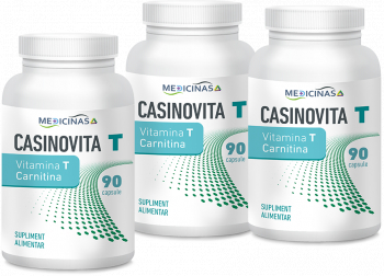 Casinovita T - Vitamina T carnitina pachet 3 luni Medicinas 