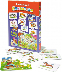 Puzzle Castorland education 54 de piese-animale domestice 