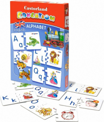 Puzzle Castorland Education- Alfabet limba engleza 