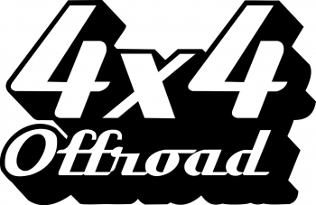 Sticker auto culoare negra off road 4x4 