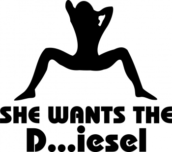 Sticker clapeta rezervor auto culoare neagra Wants Diesel