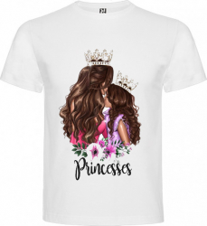 Tricou dama personalizat my princess alb marime XXL 