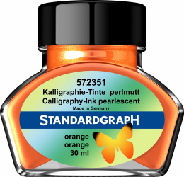 Cerneala perlata caligrafie Standardgraph orange 30ml 