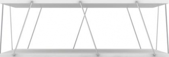 Masuta pentru cafea Rafevi Tars alba design modern 31 x 60 x 90 cm