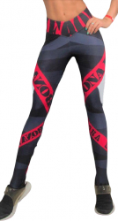 Colanti Fitness Yoga Aerobic Jogging Multicolor Black Ladies XL size Talie inalta 