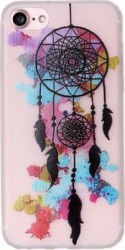 Protectie spate fosforescenta pentru iPhone 7 capac de protectie husa de protectie bumper dreamcatcher colorat SHO209 