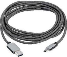 Cablu de date high quality Type-C 3.1 lungime 3 m Gri SHO357 