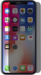 Folie de protectie Privacy Anty-Spy tempered glass pentru iPhone X SHO296 
