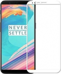 Folie protectie de sticla 9H pentru Oneplus 5T Alb SHO291 