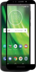 Folie protectie Moto G6 Play fullscreen rezistenta 9H sticla securizata Negru SHO325 