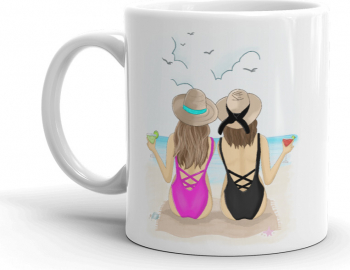 Cana personalizata Love you to the beach and back 