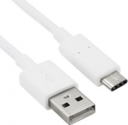 Cablu de date Type-C universal cu conector USB C lungime 3 m Alb SHO537 