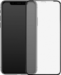 Folie protectie de sticla rezistenta 9H tempered glass pentru iPhone XR Negru SHO565 