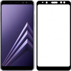Folie protectie de sticla securizata duritate 9H pentru Samsung Galaxy J8 2018 Negru SHO609 