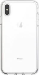 Husa carcasa magnetica pentru iPhone Xs Max Rama metalica si spate din Sticla Securizata Argintiu - Transparent SHO713 